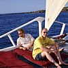Mark and Sean on the cruise