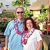 Mark and Tanya at the Luau
