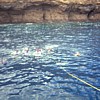 The gang in the water