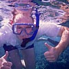 Mark snorkeling