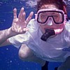 Tanya snorkeling
