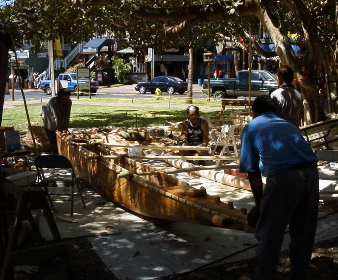 Making canoes