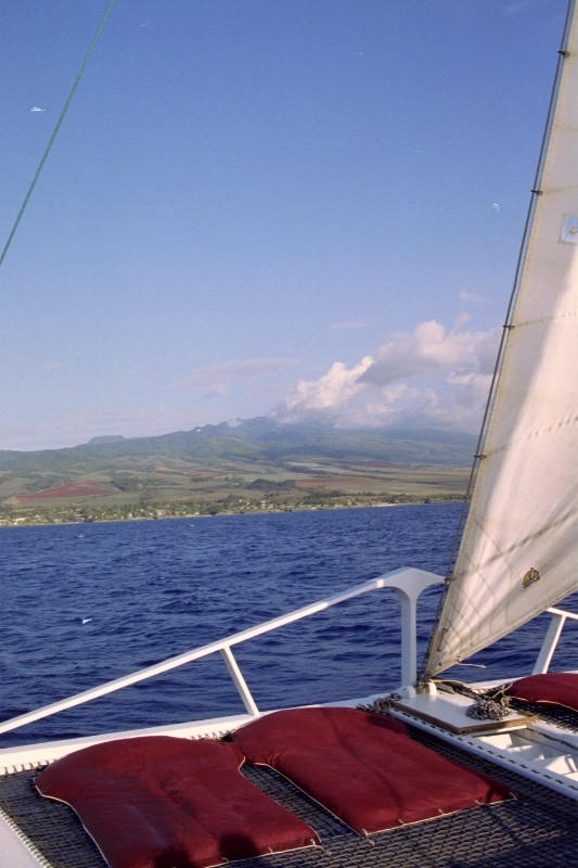 View from the catamaran