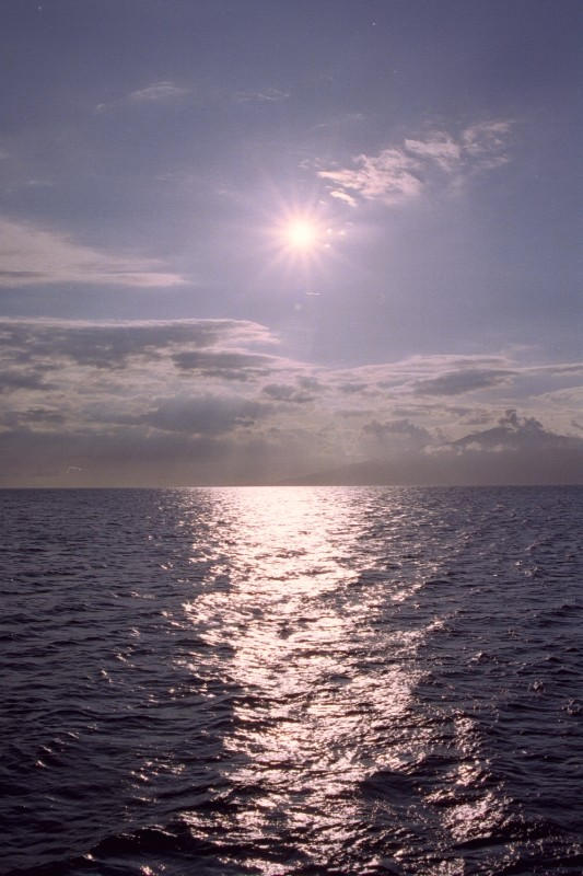 Sunset on the water