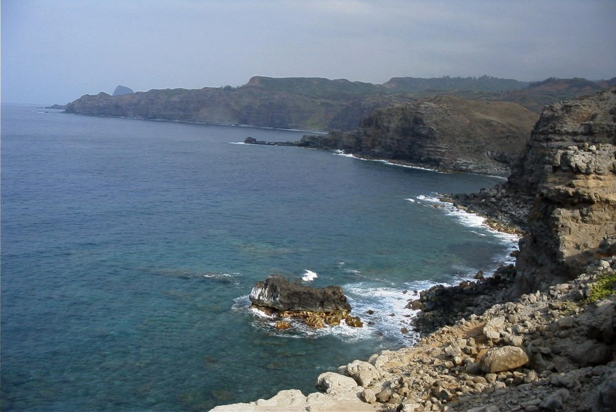 A view along the coast