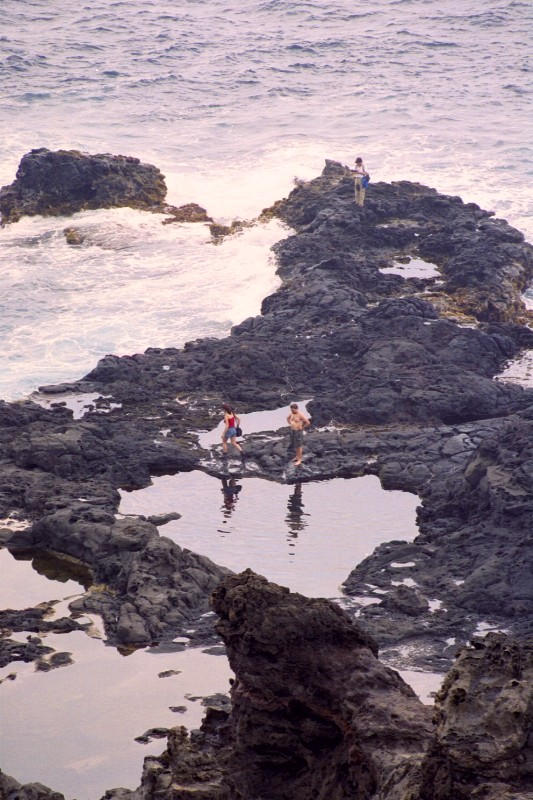 At the Olivine pools