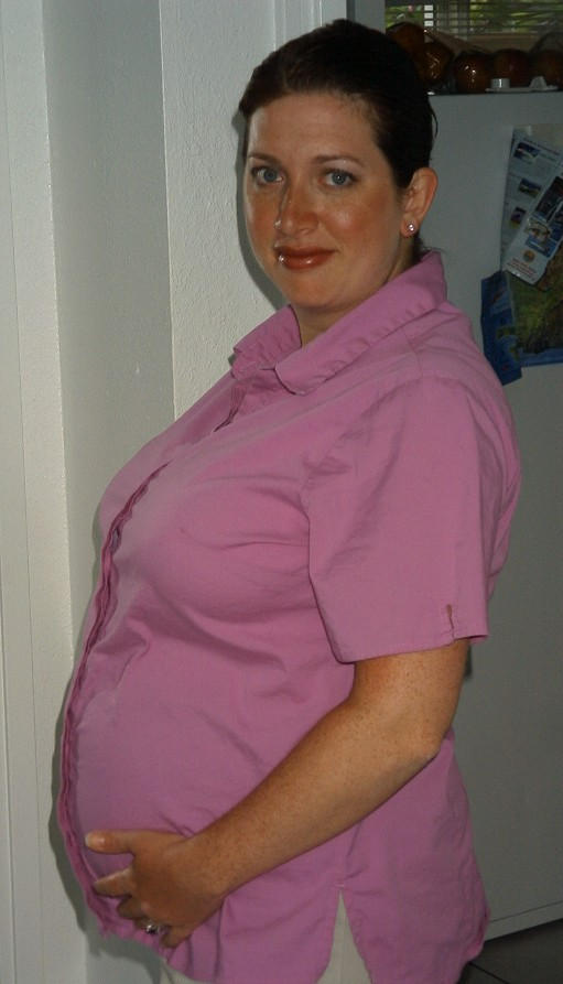 Tanya at 6 months pregnant