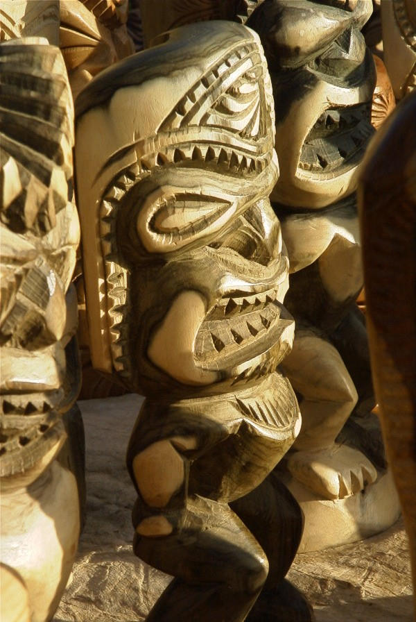 Ceremonial carvings