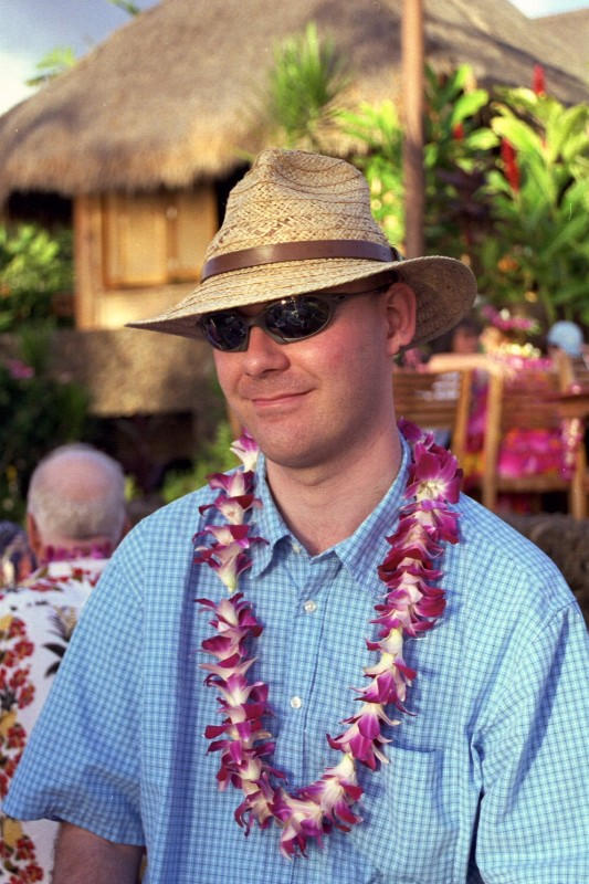 Mark strikes a pose