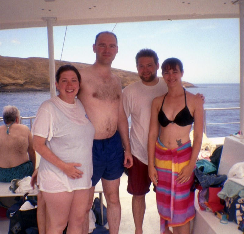 On the boat