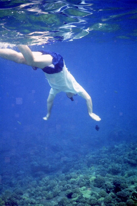 Mark tries to dive
