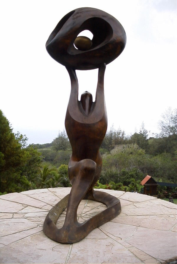 Wood sculpture