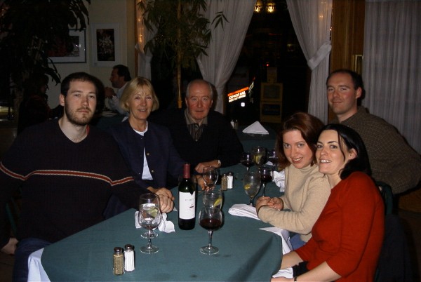 Dinner at White Dove Cafe
